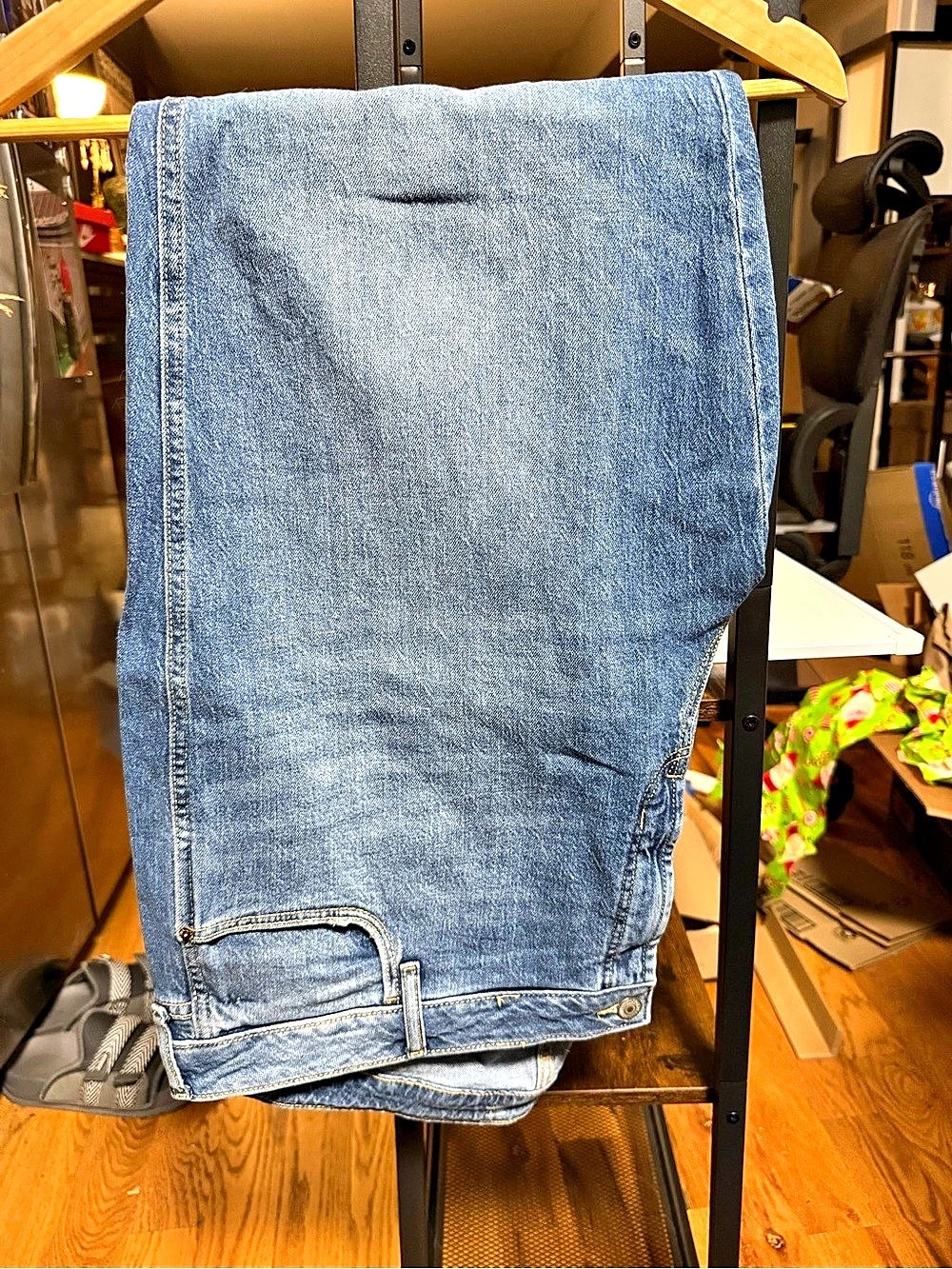 Old Navy High-Rise Vintage Slim Straight Secret-Smooth Pocket Jeans Blue NWOT